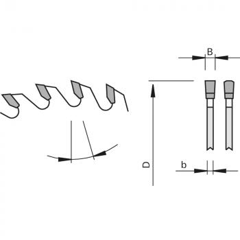 Zeichnung: Stehle 58807956 TFP Platten-Aufteil-Kreissägeblatt